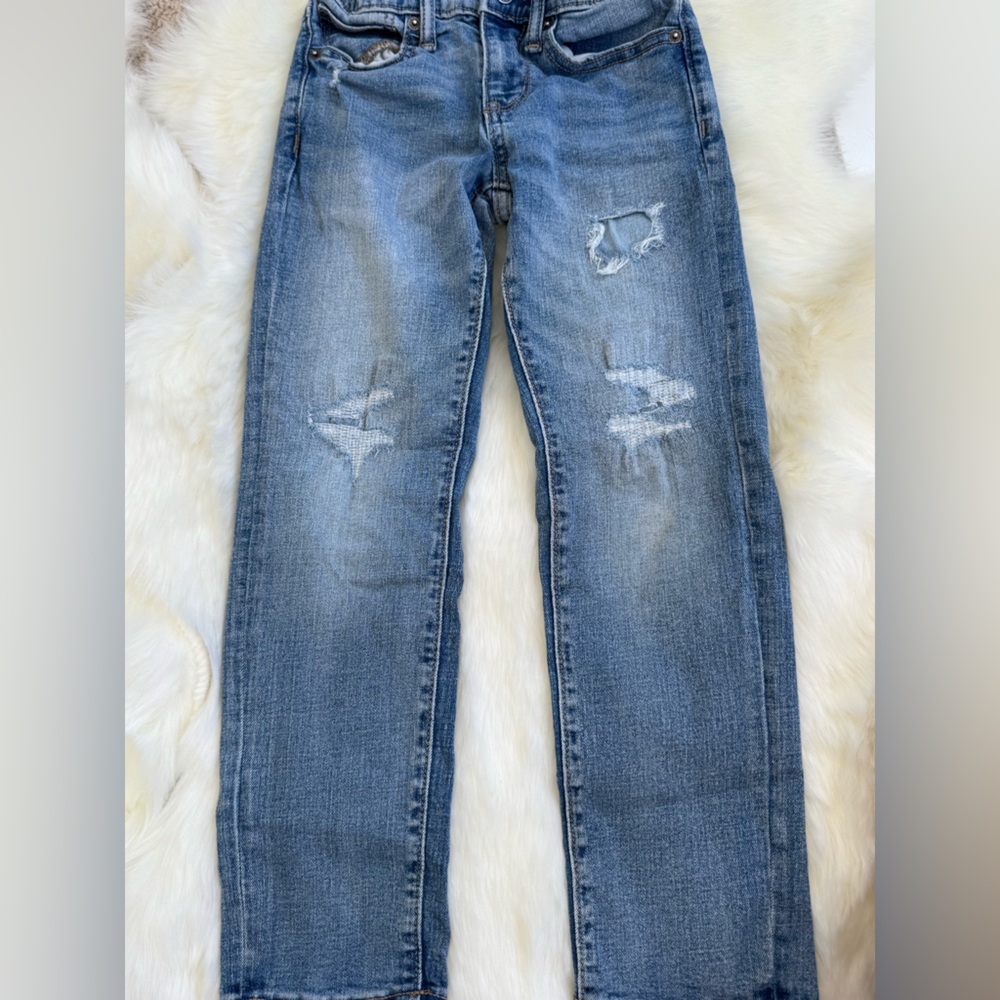 Kids Blue Distressed Jeans